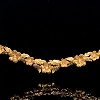 Collana Cianfrone Gioielli Donna in Oro Diamante 0.13 Ct COOR-58-198 - COOR-58-198